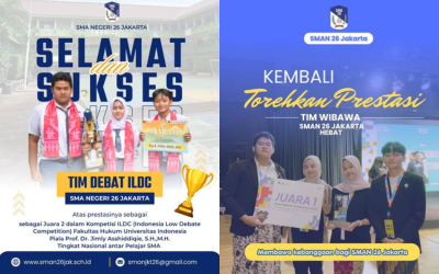 Berlian SMAN 26 Jakarta meraih prestasi dalam Lomba debat oleh Tim Wibawa